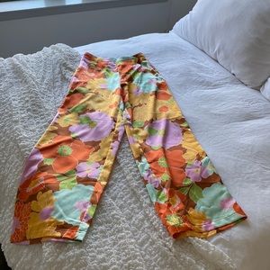 Silky wide leg pants